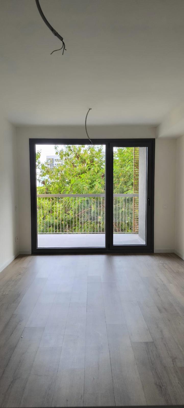 New-build apartment Valencia — living room and terrace